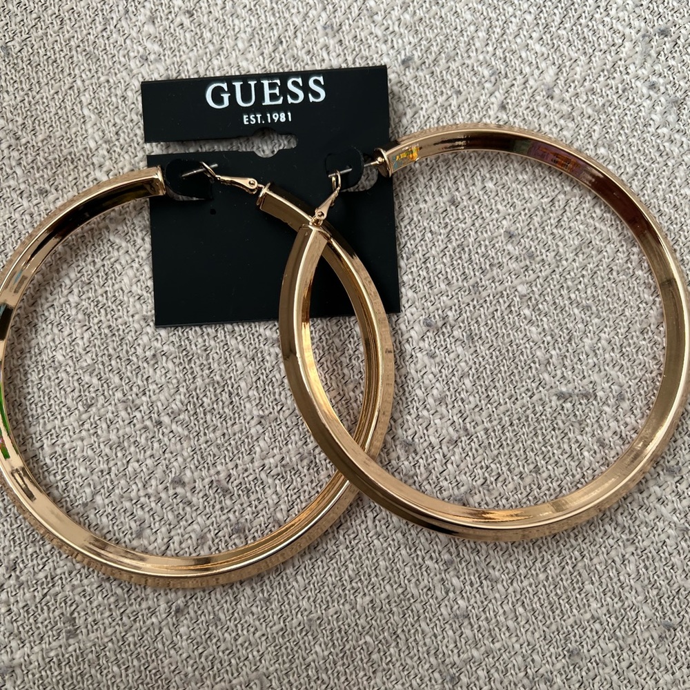 Big hoops guess earrings